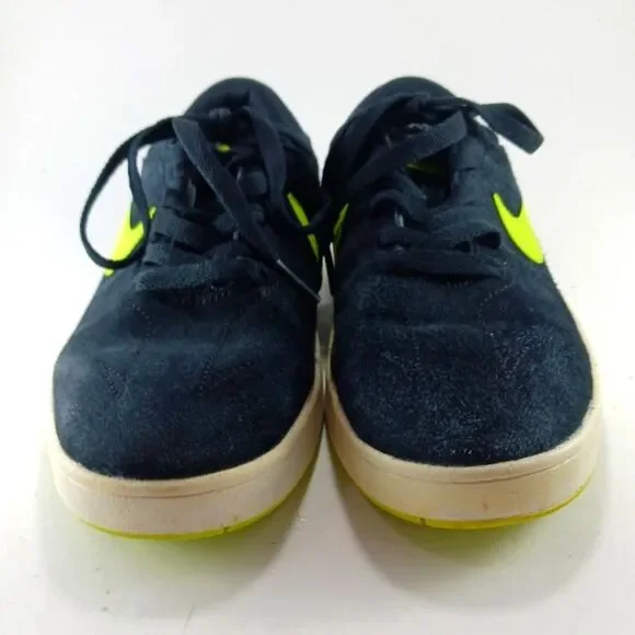 Nike SB Eric Koston Signature Model 6Y Skateboard Shoe. Black Suede/Neon Swoosh - Picture 15 of 15